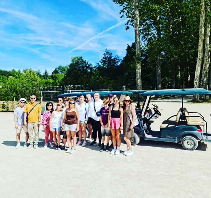 Paris: Versailles Golf Cart & Bike Tour with Palace Entry - A picnic lunch from Angelina