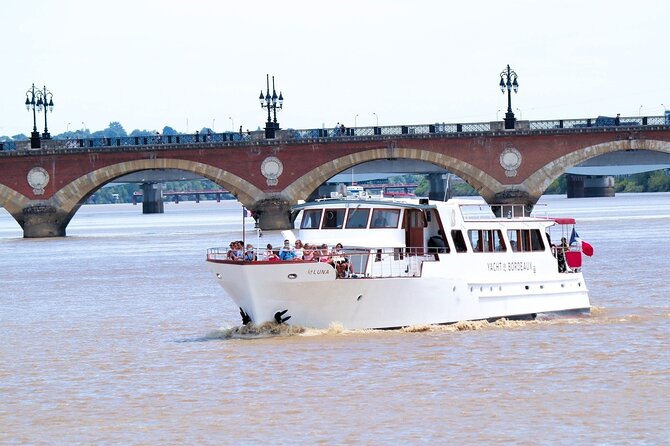 Prestige Commented Cruise glass of wine and Canelé in Bordeaux - Bordeaux’s UNESCO-listed center from the water