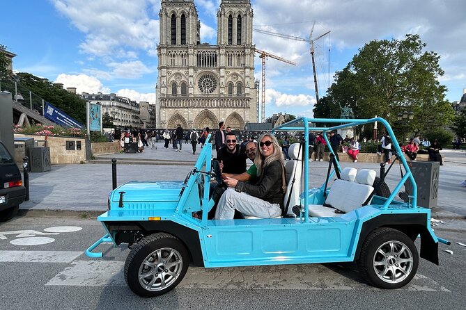 Private 2 - Hour Paris Landmarks Tour by Golf Cart Mini Moke - Saint-Germain-des-Prés begins the ride