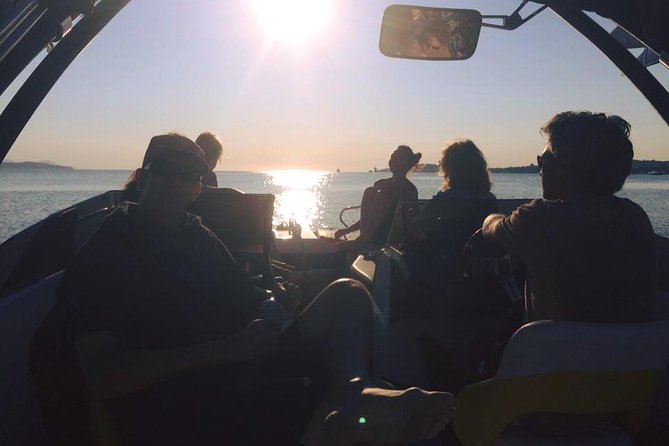 Private Boat Charter including Water Sports in Bay of St Tropez - Plage des Graniers: a practical swimming stop