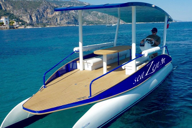 Private Cruise Near Nice and Monaco with Solar Powered Boat - Tête de Chien from the water