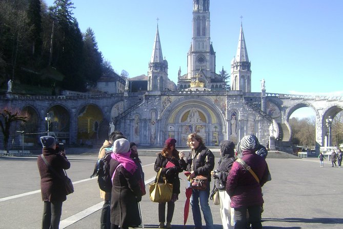 Private guided tours of Lourdes / Walking tour - Bernadette’s baptismal font at the Sacred Heart parish church