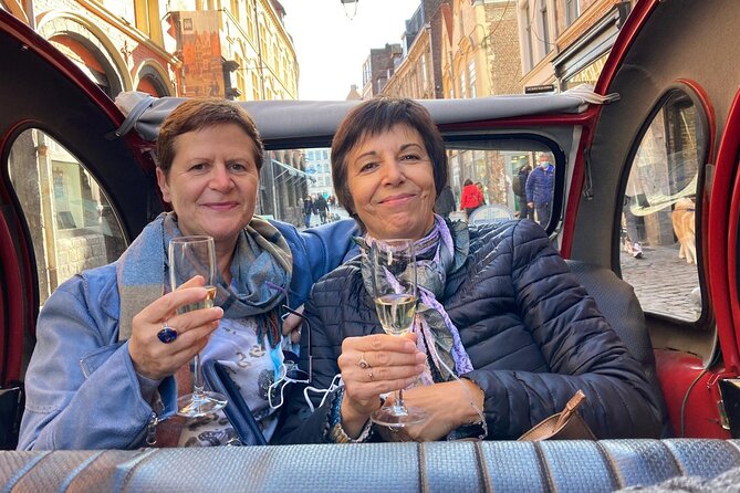 Private Lille Tour by Classic Convertible 2CV with Champagne - Hospice Comtesse and Charles de Gaulle’s birthplace