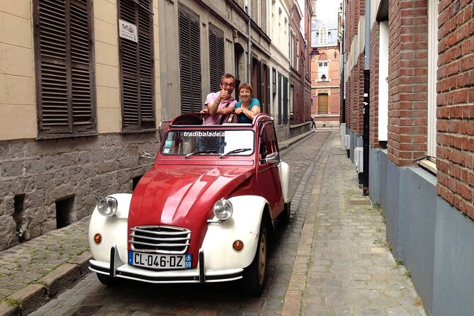 Private Lille Tour by Classic Convertible 2CV with Champagne - Guides who shape the ride