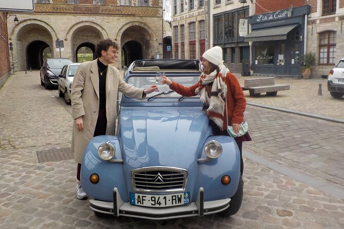 Private Lille Tour by Classic Convertible 2CV with Champagne - Vieux-Lille, the best opening chapter