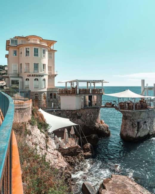 Private tour from Villefranche : French Riviera Full Day - Èze turns the road uphill