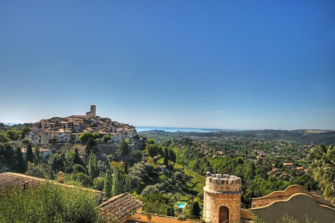 Provence Countryside Small Group Day Trip with Grasse Perfumery Visit from Nice - Gourdon gives you the big mountain views