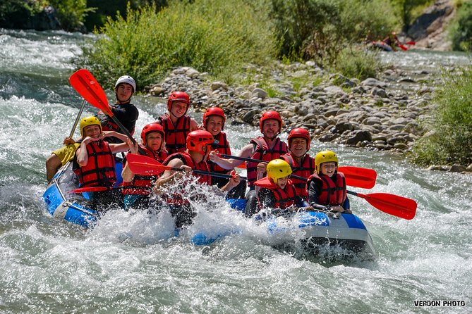 Rafting Verdon – “Explor Verdon” – Family Course - Calm water and rapids in the Gorges du Verdon