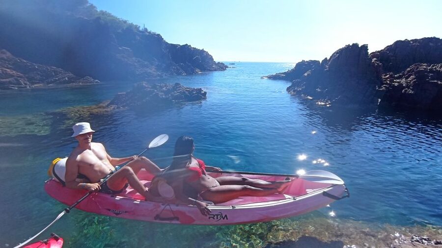 Rando Kayak Agay Guided Visit - Zigzagging through the Esterel creeks
