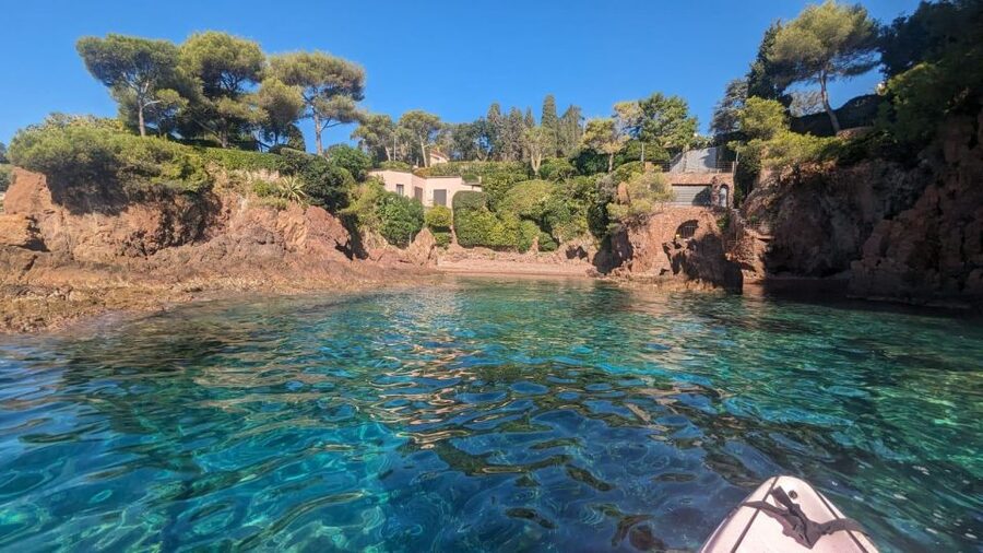 Rando Kayak Agay Guided Visit - Nature without engine noise