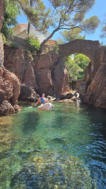 Rando Kayak Agay Guided Visit - Photos and the return to shore