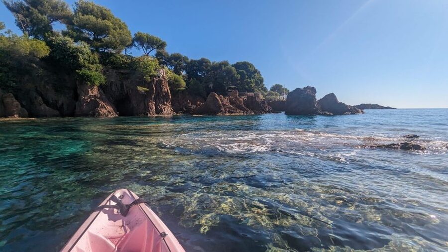 Rando Kayak Agay Guided Visit - What the $57 price buys you