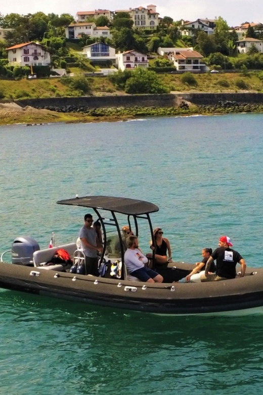 Saint-Jean-de-Luz, Basque country: Boat tour along the Coast - Loya Bay and Abbadia Castle