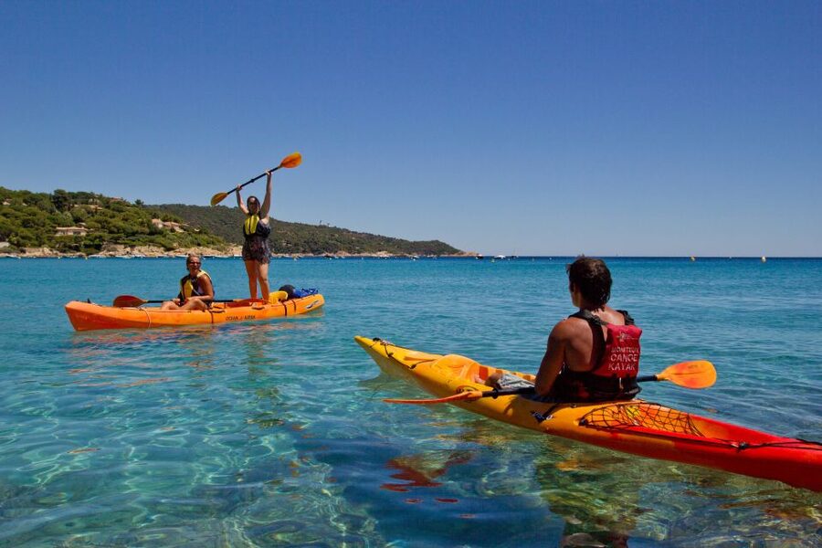 Saint-Tropez: Kayak Experience in Ramatuelle Reserve - The Cap Camarat coast and the optional rock jump