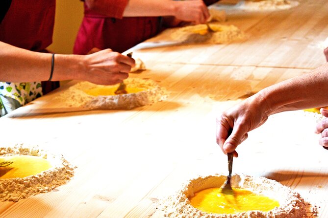 Tuscan Cooking Class -Traditional Pasta Menu - Family-Recipe Tiramisu and the Terrace Finish
