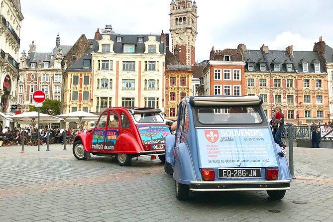 Unique Tour of Lille by Convertible 2CV - 1h00 - The Town Hall Belfry
