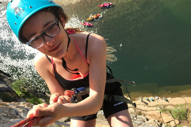 Via corda in Ardèche + big abseil - Why the guides make a difference