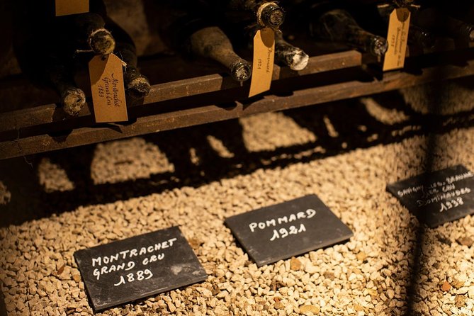 Visit of our 15th century cellars - Grand Cru wines, including Corton-Charlemagne