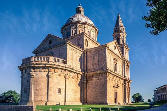 Wine Tour Ebike Experience - Riding from Piazza Grande into Nobile wine country